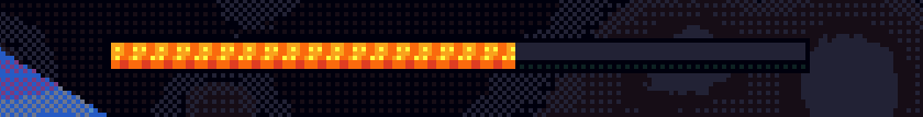 The progress bar showing the ship's journey