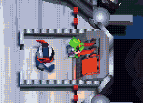 The player using W and S input to update the ship's throttle
