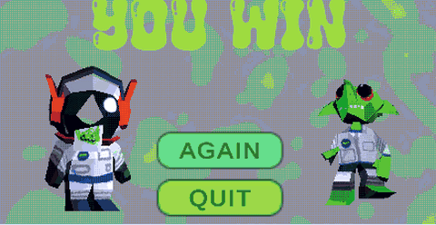 The win screen